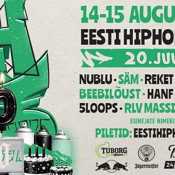 2 билета на Eesti Hip Hop Festival