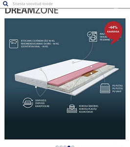 Madrats JYSK COMFORT DREAM F85 DREAMZONE, 160×200 cm (1 foto / 5)