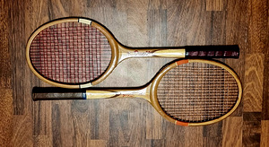 Nõukogudeaegsed puidust tennisereketid "Ekstra" ja "Duell" (2 foto / 9)