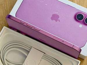 Apple iPhone 16 Pink 128gb uueväärne. Aku 100% cycle count 1 (3 foto / 8)