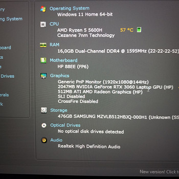 Müüa HP Victus mänguri laptop