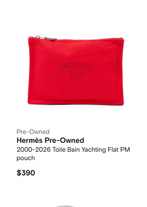 Hermès Flat Yachting,uus Pochette originaal (6 foto / 6)