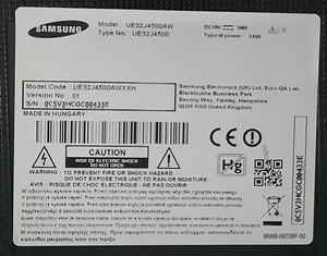 32" Smart TV Samsung UE32J4500AW, wifi,pult (4 фото из 4)