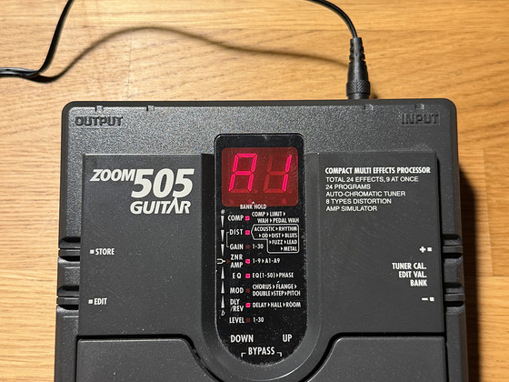 Мультиэффект Zoom 505 Guitar для гитары