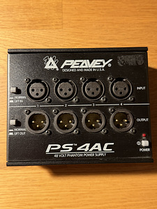 Peavey PS 4AC — 4-канальный блок фантомного питания 48V (1 фото из 1)