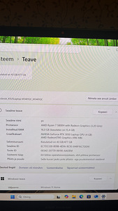 ASUS Vivobook 14" OLED ekraan, 4gb graafika (3 foto / 9)