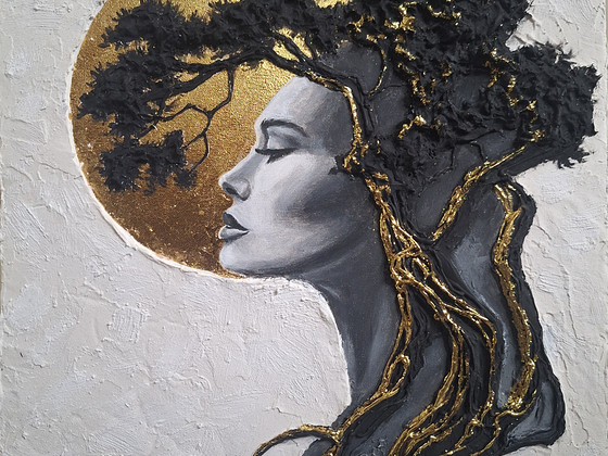 Maal "The 13th full moon". Картина "The 13th full moon".