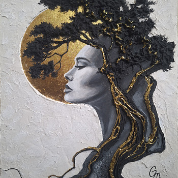 Maal "The 13th full moon". Картина "The 13th full moon".