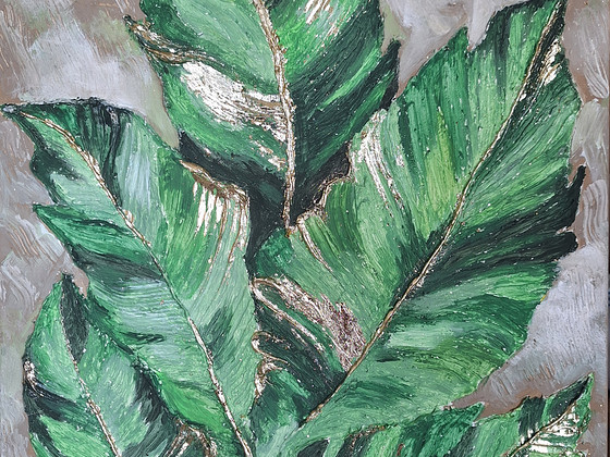 Maal "Green suite" 70x50. Картина "Green suite" 70х50