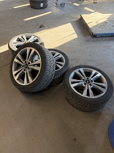 Mercedes-benz R18 originaal veljed talve rehvidega, 5x112 (1 foto / 9)