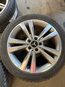 Mercedes-benz R18 originaal veljed talve rehvidega, 5x112 (5 foto / 9)
