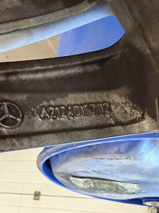 Mercedes-benz R18 originaal veljed talve rehvidega, 5x112 (7 foto / 9)