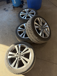 Mercedes-benz R18 originaal veljed talve rehvidega, 5x112 (9 foto / 9)
