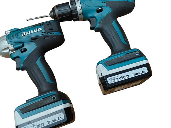 Makita Kombo DF347D + Aku, TD126D + Aku + Laadija + Kohver