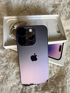Продаётся iPhone 14 Pro 256 GB (Deep Purple) (10 фото из 10)