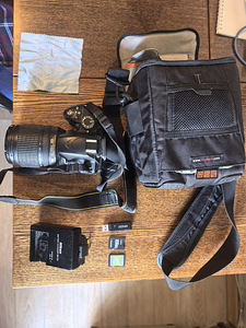 Nikon D3200 + kott + 64 GB (1 foto / 6)