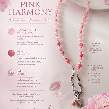Kaelakee Pink Harmony