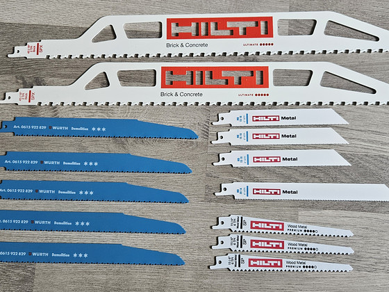 Hilti saabelsae otsikud