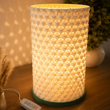 Elegantne kärjemustriga disainlamp - Elegant Honeycomb Desig