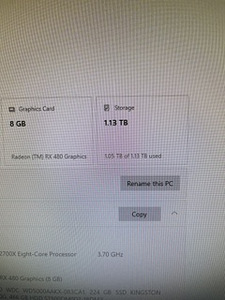 Lauaarvuti komplekt, Ryzen 7 / RX 480 / 16GB RAM (5 foto / 10)