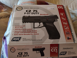 Продаю пневматический пистолет CZ 75 P-07 (2 фото из 7)