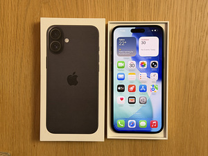 Apple iPhone 16 Plus Black 128GB uueväärne. Aku 100% (6 foto / 9)