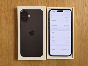 Apple iPhone 16 Plus Black 128GB uueväärne. Aku 100% (7 foto / 9)
