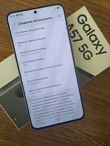 Samsung Galaxy A57 8/128GB Black , nagu uus, tsekk ,garantii (2 foto / 2)