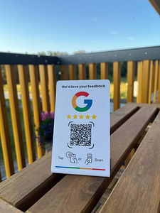 Google Review NFC + QR стенд (1 фото из 3)