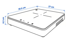 Ikea Tillreda induktsioonpliit 1 alaga (6 foto / 6)