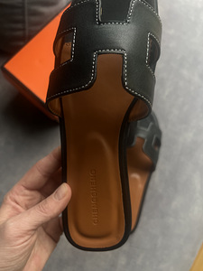 Hermes style шлепки (5 фото из 6)