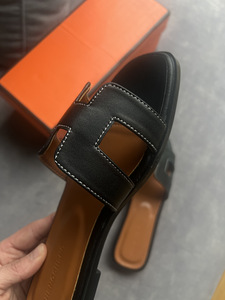 Hermes style шлепки (6 фото из 6)
