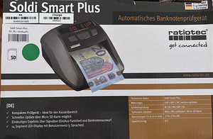 Детектор банкнот Ratiotec Soldi Smart Plus – EUR/GB (1 фото из 1)