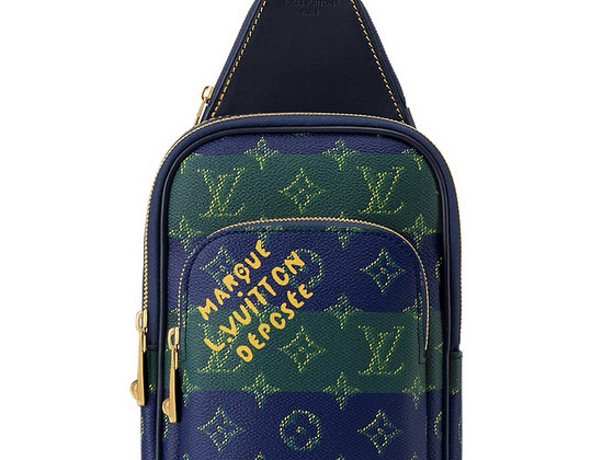 Louis Vuitton Avenue Slingbag PM , Blue Stripes