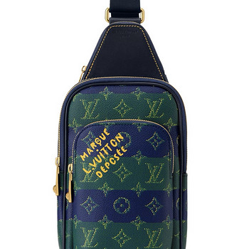Louis Vuitton Avenue Slingbag PM , Blue Stripes