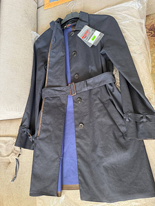 Prada Original New Vintage Deep Blue Trench Coat (5 foto / 10)