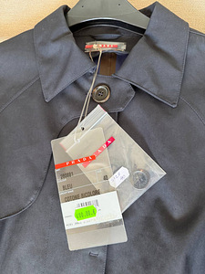 Prada Original New Vintage Deep Blue Trench Coat (7 foto / 10)