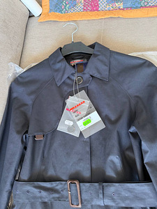 Prada Original New Vintage Deep Blue Trench Coat (9 foto / 10)