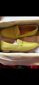 Baldinini Original New Green Leather Loafers (5 foto / 9)
