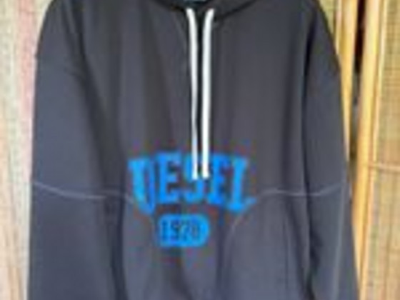 Diesel Original New Oversize Black Hoodie