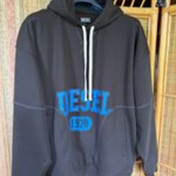 Diesel Original New Oversize Black Hoodie
