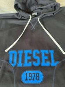 Diesel оригинальное новое оверсайз чёрное худи (5 фото из 8)
