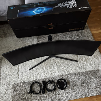 Игровой монитор QLED Samsung Odyssey C49HG90DMU