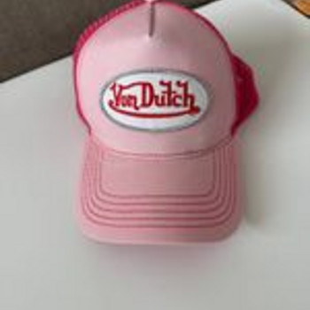 Von Dutch Original Pink Trucker Cap
