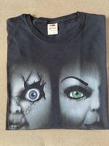 Fruit Of The Loom оригинальная винтажная футболка с хоррор-принтом Chucky (1 фото из 6)