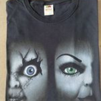 Fruit Of The Loom оригинальная винтажная футболка с хоррор-принтом Chucky