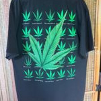 Karl Kani Original Vintage Weed Graphic футболка черного цвета