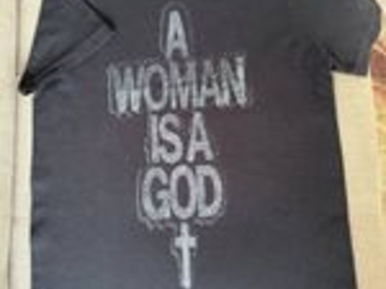 Tommy Genesis Original Vintage A Woman Is A God T-Shirt