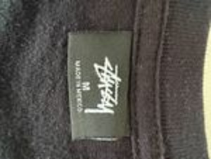 Stussy Original Black Logo T-Shirt Pink Logo (6 foto / 7)