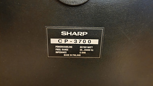 Винтажные колонки Sharp (5 фото из 5)